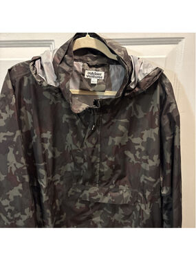Outdoor Ventures Jacket Mens XXL, Camo Soft Shell Full Zip Hunting Outdoors ￼